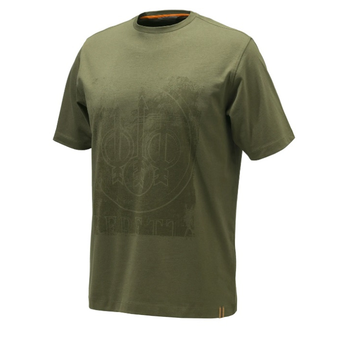 T-Shirt Beretta Logo Dark Olive (TS871)